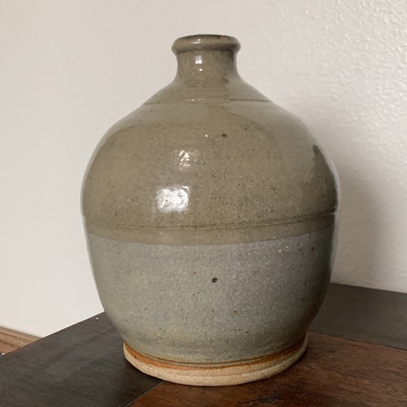Vintage Stoneware Pottery, Jug, Vase, Hand Crafted Artis Signed
